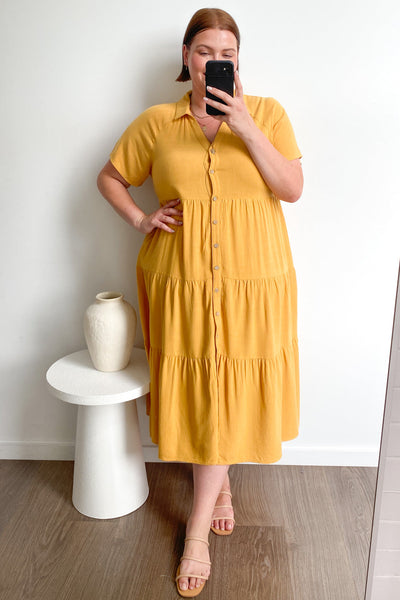 Alyssa Midi Dress - Summer Brights