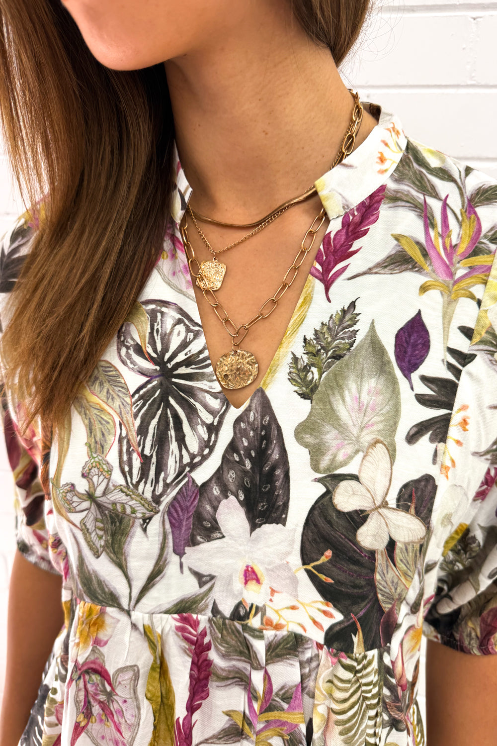 Charley Dress - Tropical Floral