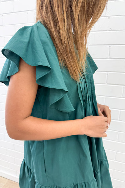 Eliana Dress - Emerald