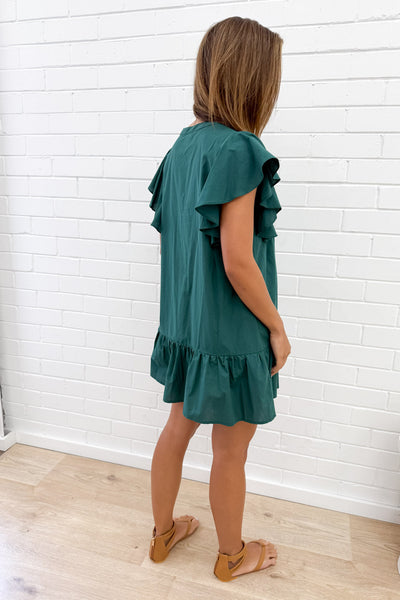 Eliana Dress - Emerald