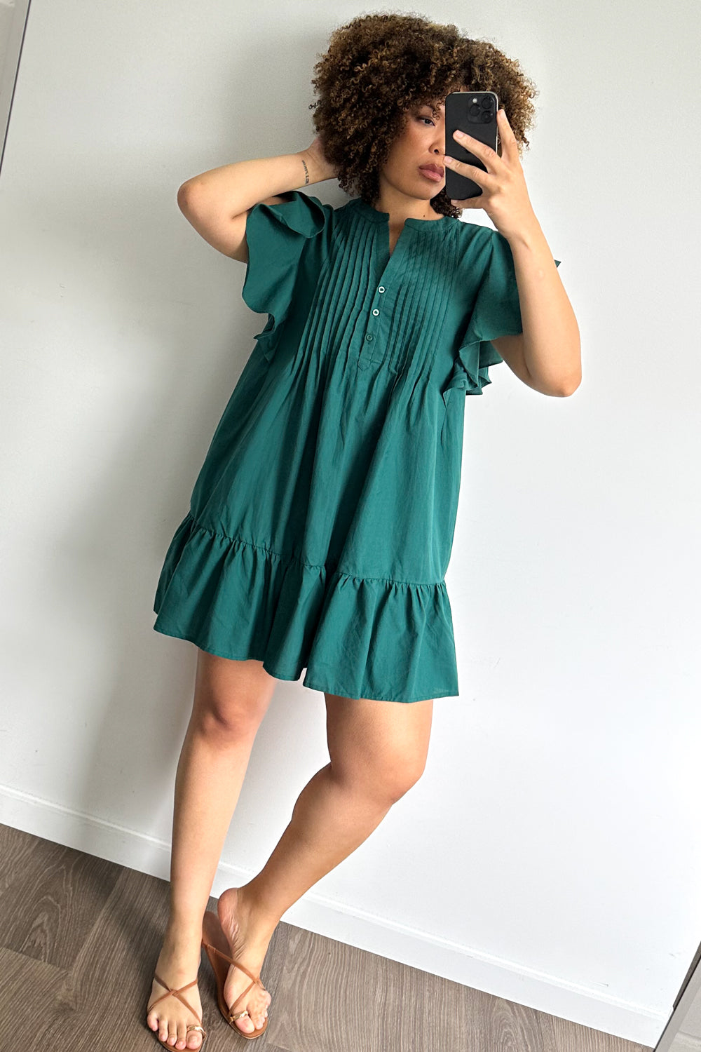 Eliana Dress - Emerald