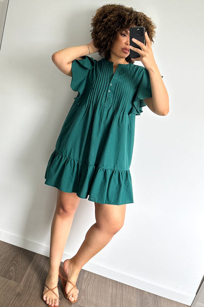 Eliana Dress - Emerald