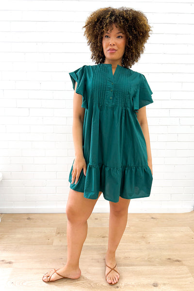 Eliana Dress - Emerald