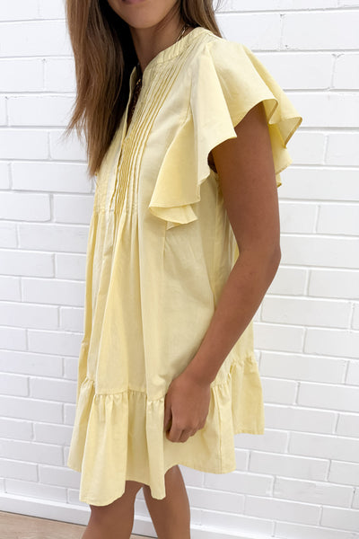 Eliana Dress - Lemon
