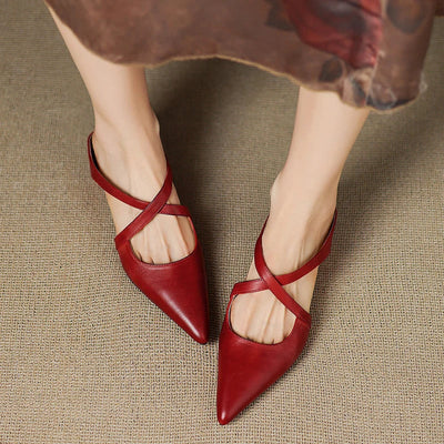 Eterna Luxe Genuine Leather Flats