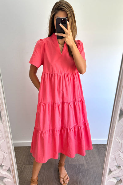 Giulia Dress - Coral