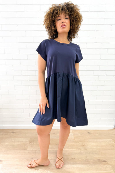 Laurie Dress - Navy
