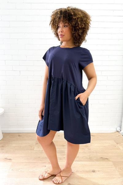 Laurie Dress - Navy