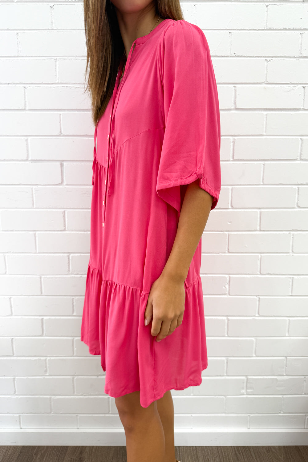 Maya Dress - Fuchsia