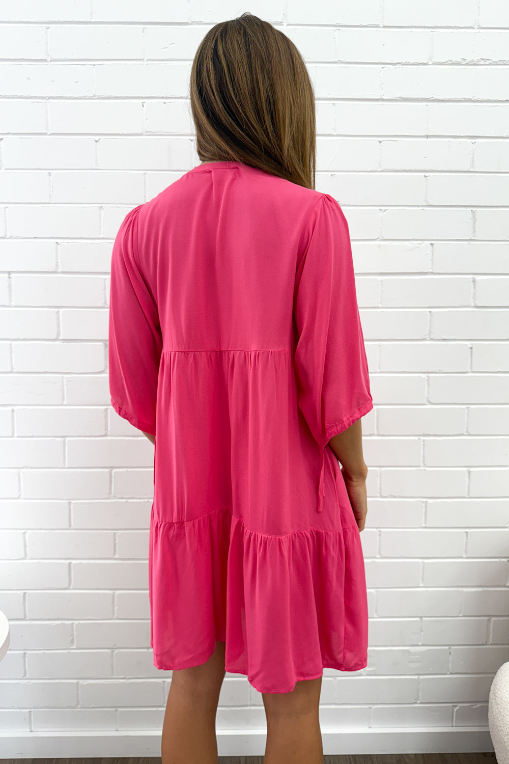 Maya Dress - Fuchsia