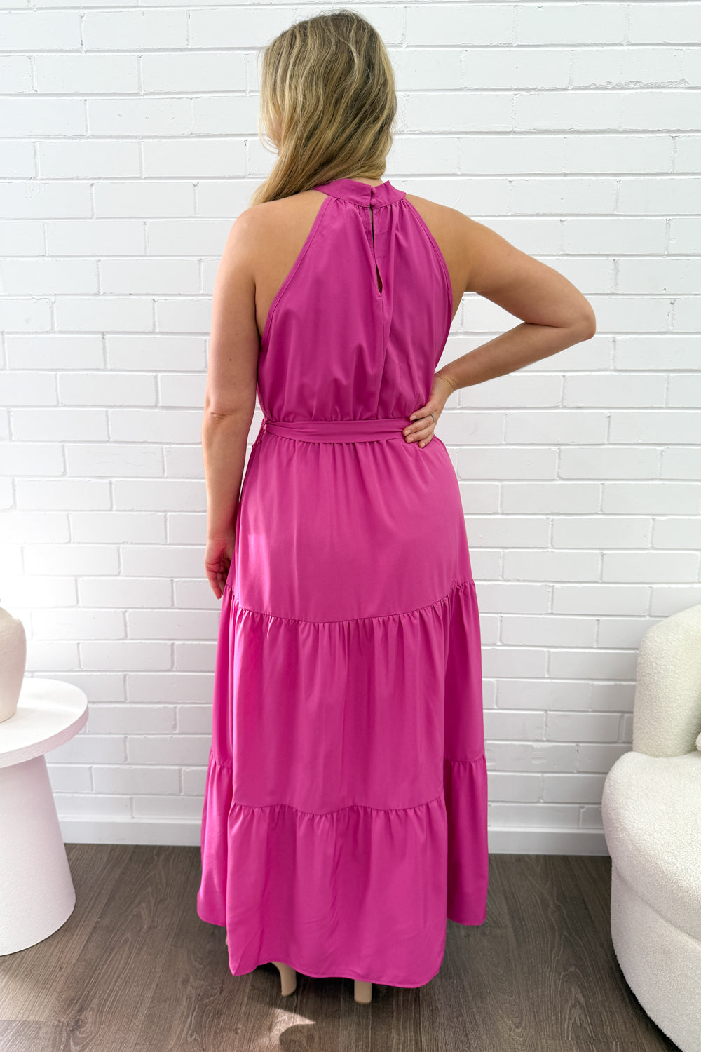 Oxford Halter Dress