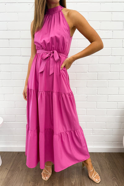 Oxford Halter Dress