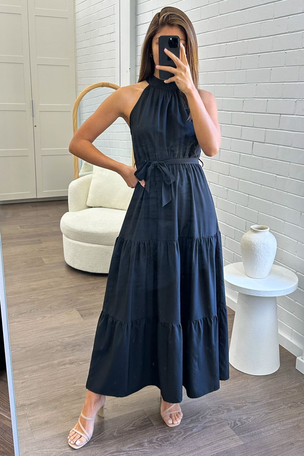 Oxford Halter Dress