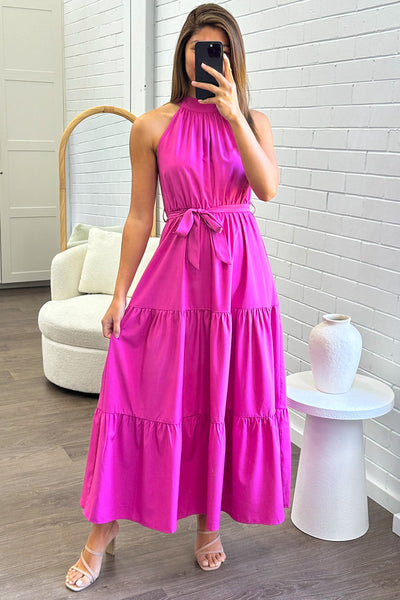 Oxford Halter Dress