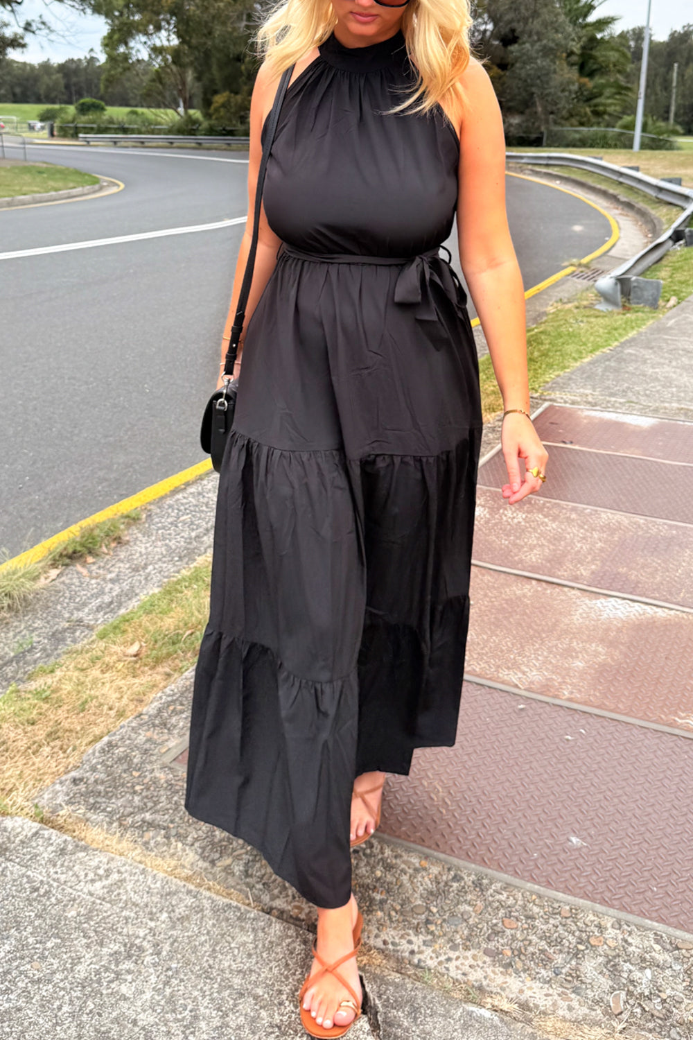 Oxford Halter Dress