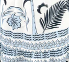 Elsa Dress - Blue Palm Print